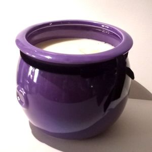 Iridescent Halloween Cauldron Candle